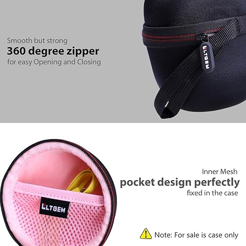 Miniatura 6 de LTGEM Funda rígida EVA para Ultimate Ears WONDERBOOM 321 altavoz Bluetooth portátil impermeable - Bolsa protectora de viaje para almacenamiento