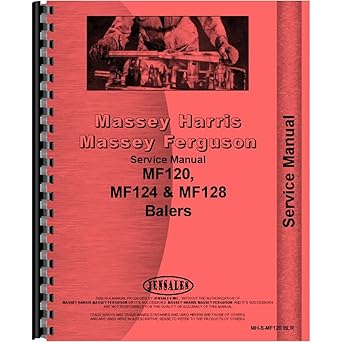  Fits Massey Ferguson Mf 120 Twine Tie Baler Service Manual Paperback Jun 27 19 Massey Ferguson Manuals Patio Lawn Garden