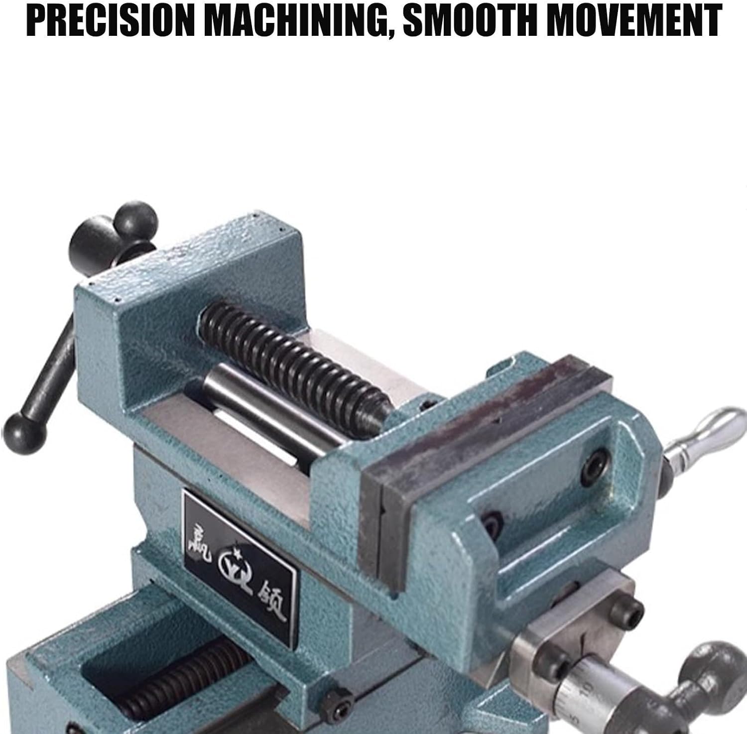 Heavy-duty precision bench vise with precise scale, ideal multi-purpose for metalworking, woodworking and general repair tasks, durable clamp(4inch)