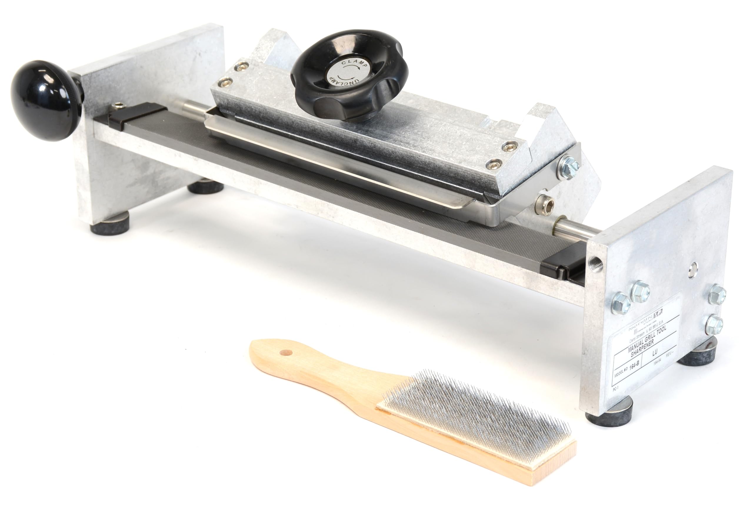Prince Castle Manual Grill Tool Sharpener for Commercial Grill Blades and Kitchen Kinves Keep Blades Knives and Tools
