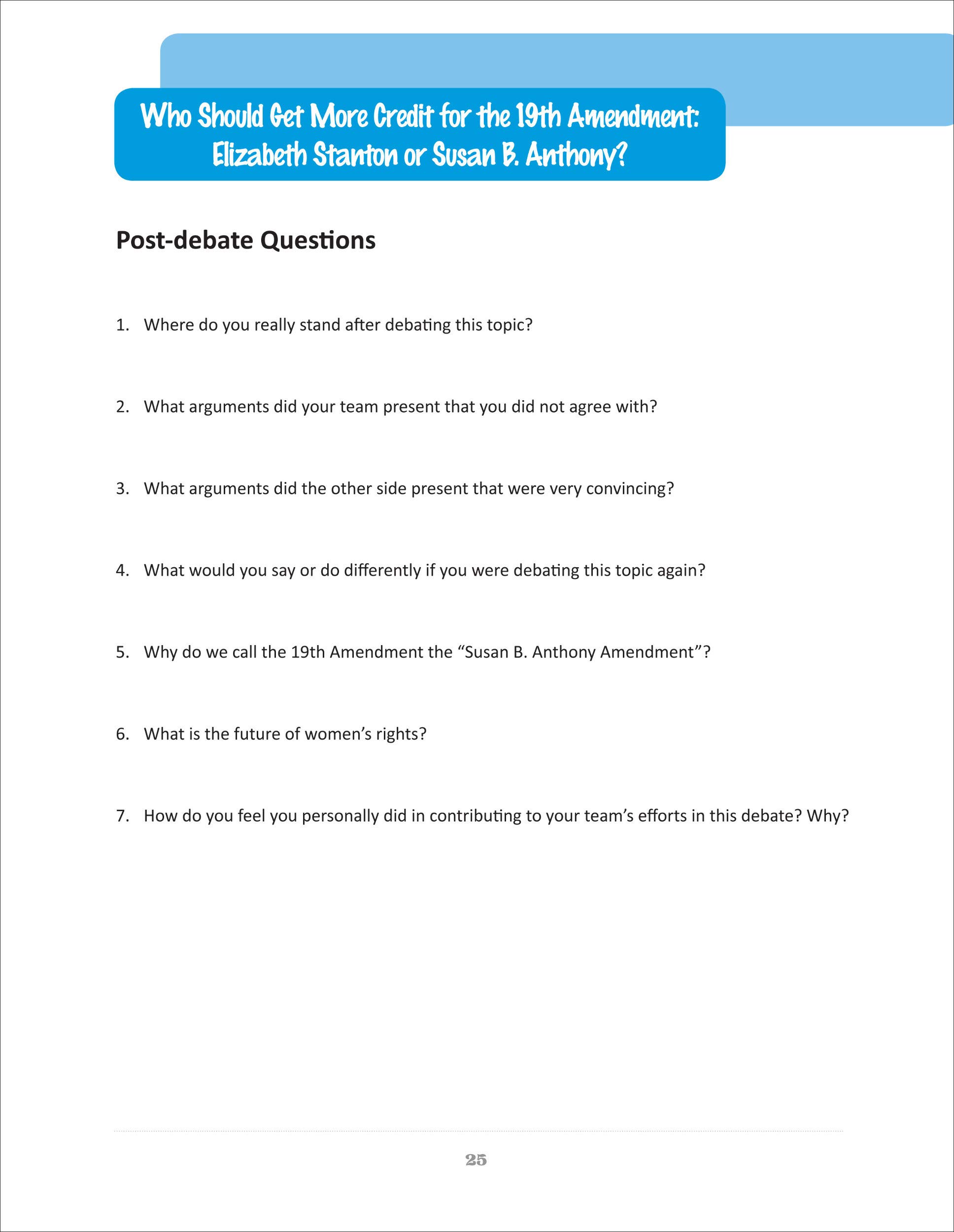 Teacher's Discovery Easy Debates for The American History Classroom Book - Image 3