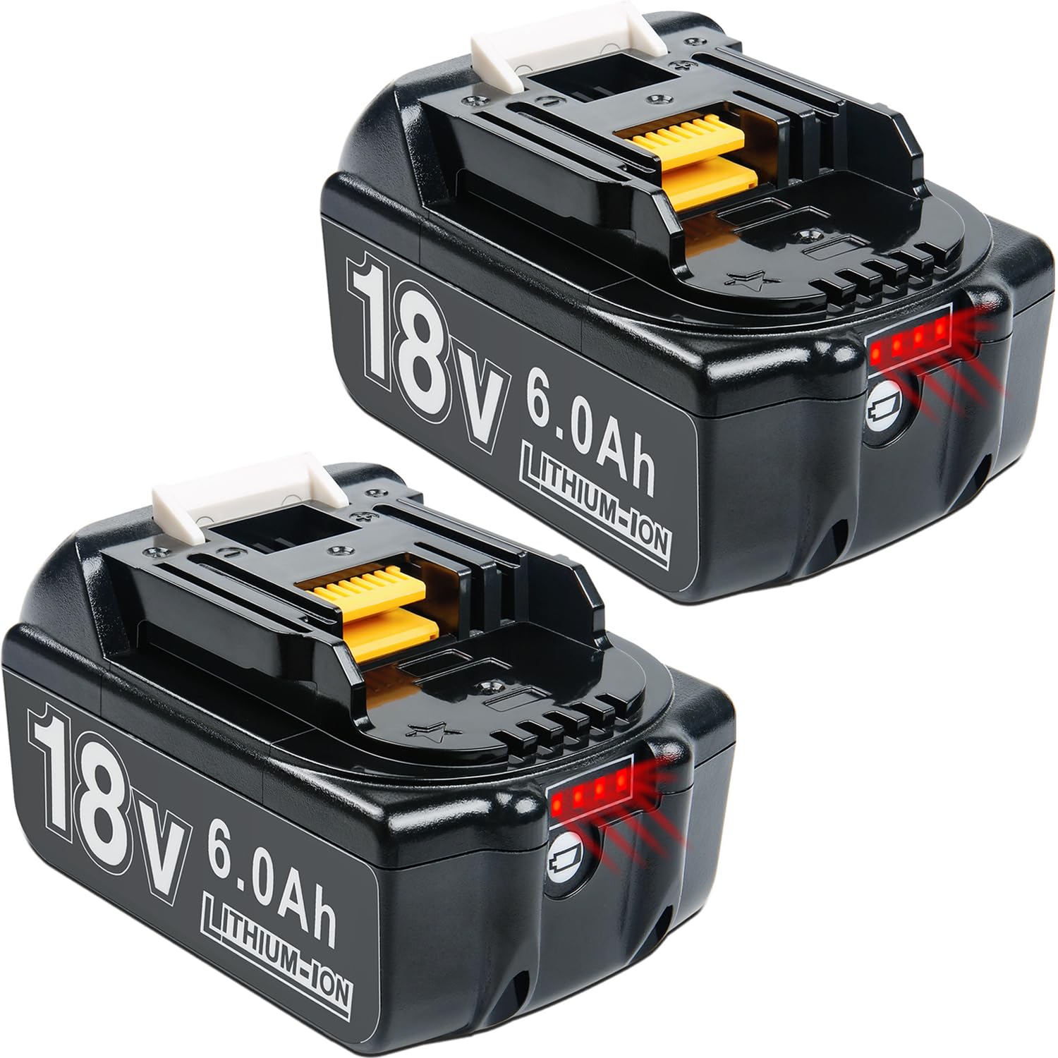Amazon.com: DTK 2Packs 6.0Ah Battery Replacement for Makita 18V 