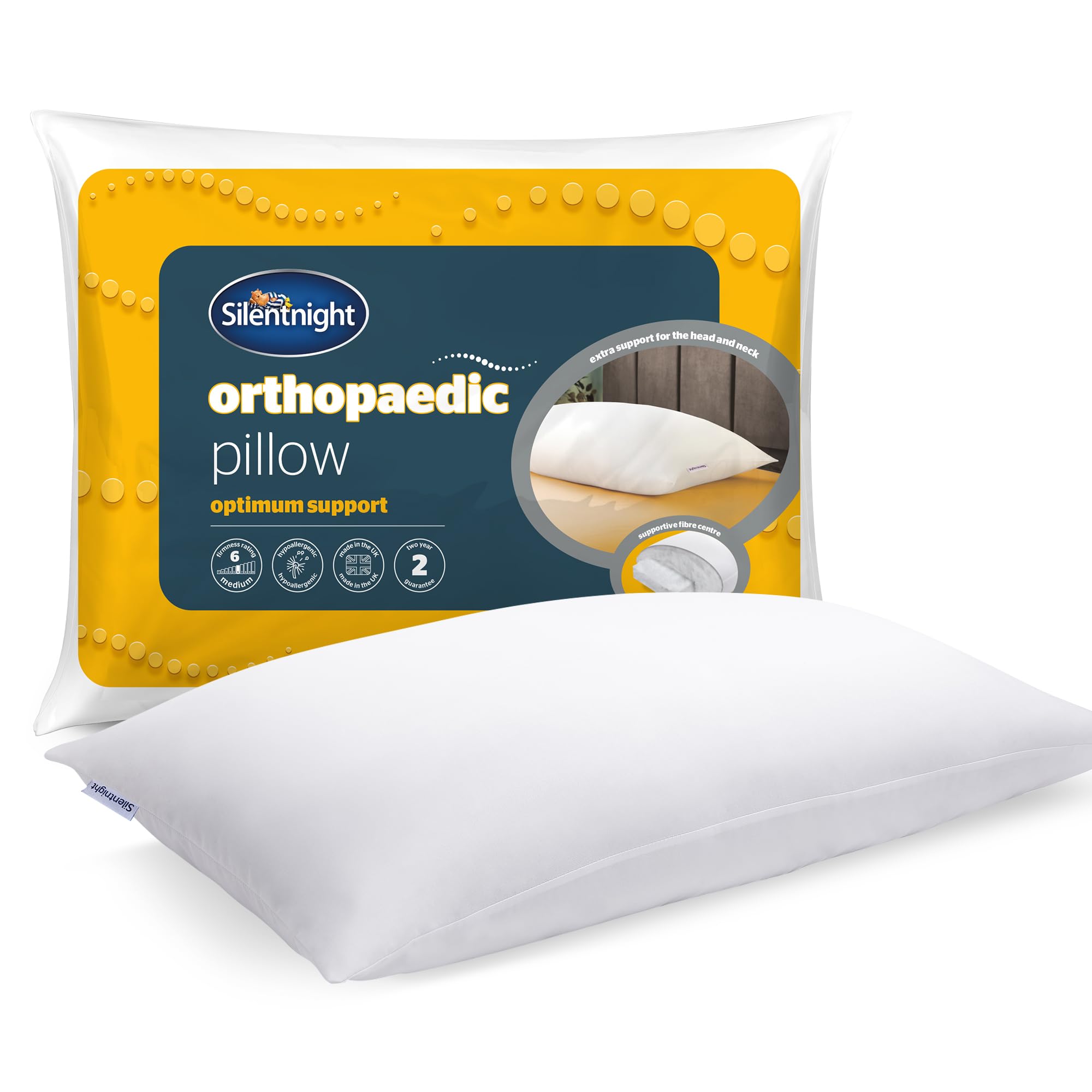 Silentnight Orthopaedic Pillow White