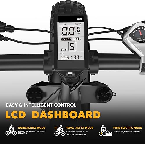 Miniatura 2 de CYCROWN Cycknight Bicicleta eléctrica para adultos plegable de 750 W con batería extraíble de 48 V 12.5 AH, 20 Mph 48 millas plegables para adultos