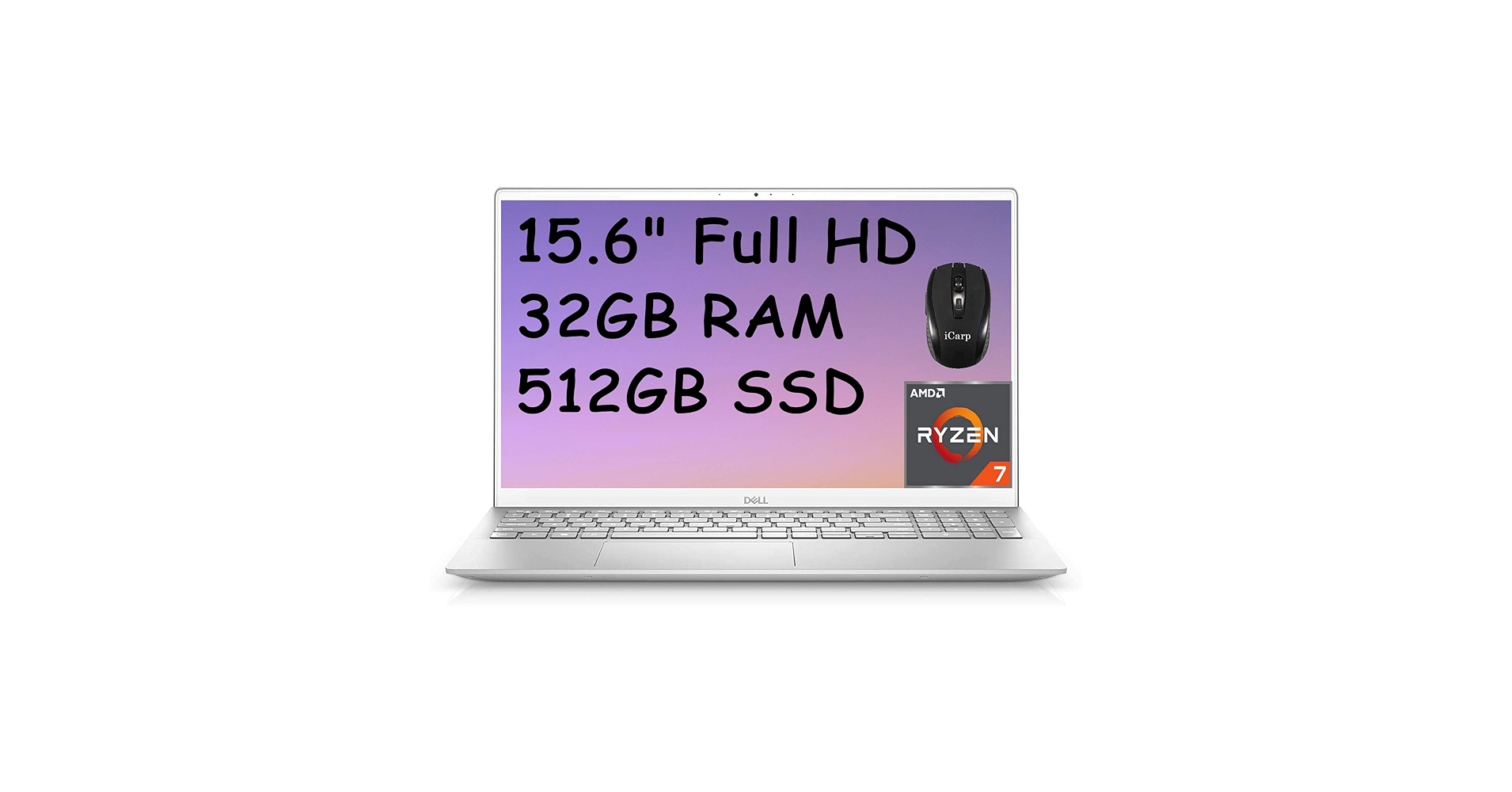Amazon.com: Dell Inspiron 15 5000 15.6-inch FHD Laptop, AMD