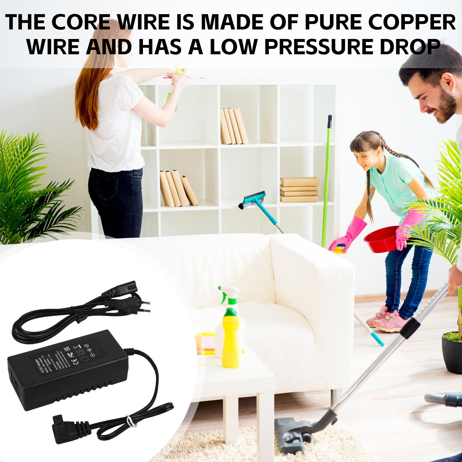 KFD Netzteil Kühlbox Ersatzkabel Ladegerät für DOMETIC, Alpicool, Waeco, Autokühlschrank Gefrierschrank, 230V Adapter für Kühlbox, 14.5V 6A Anschlußkabel Gefrierbox, Gefrierbox Mini Netzteil Ladegerät