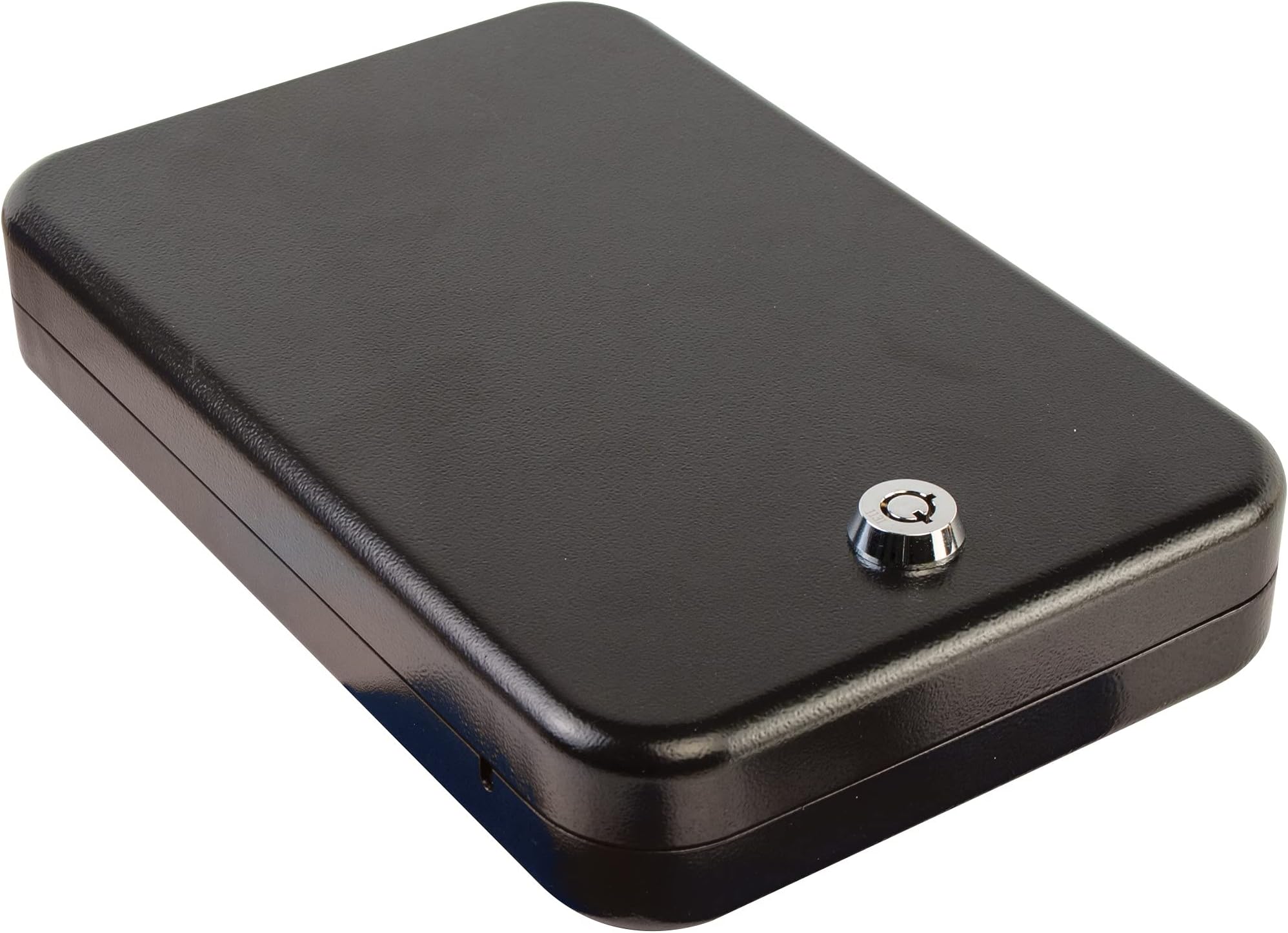 Handgun Vault with All Steel Construction, TSA Approval and California DOJ Certification for Secure Storage of Pistols, Revolvers, Small Valuables