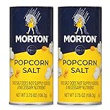 Morton Popcorn Salt, (3.75 oz), 2-Pack, Perfect for Popcorn & Seasoning 3.75 Ounce (Pack of 2)