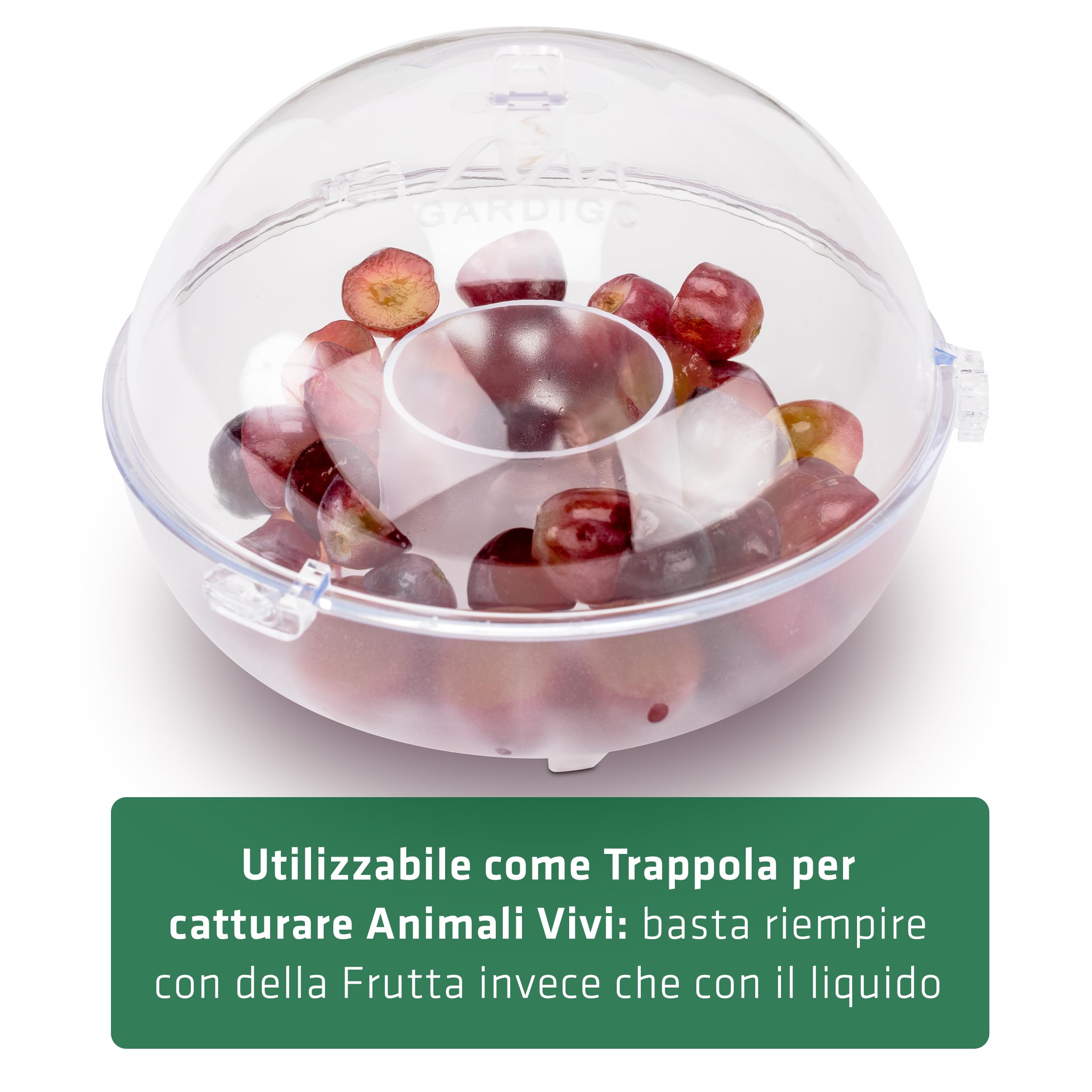 GARDIGO® Trappola per Vespe e Calabroni 4 Pz. | Anti Vespe da Esterno | Popilia Japonica Trappola | Cattura Insetti | Facile da Usare | Made in Germany