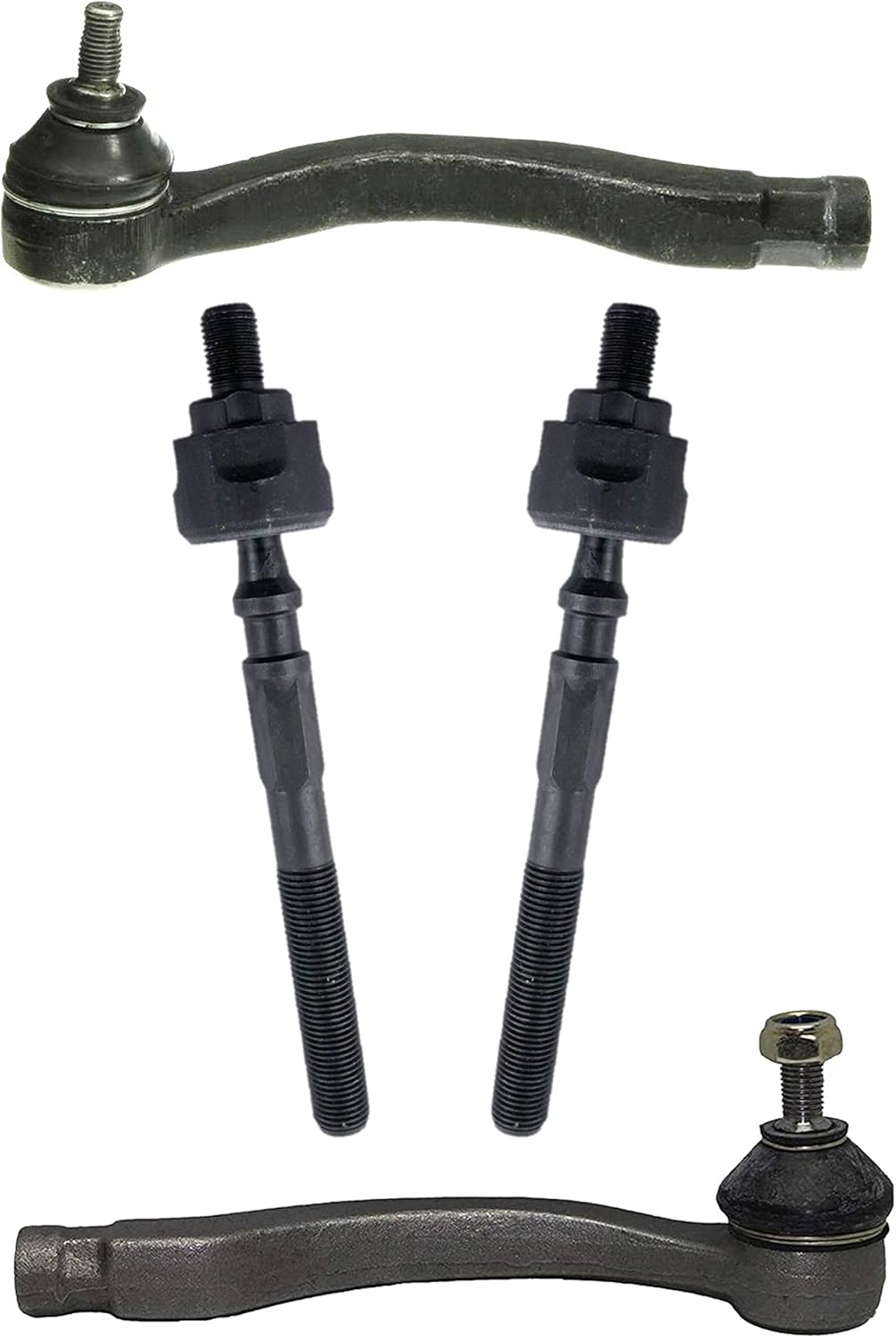 4 Pc Suspension Kit Tie Rod Ends ES3331 ES3332 EV367 Compatible with 1996-2000 Honda Civic - PartsW