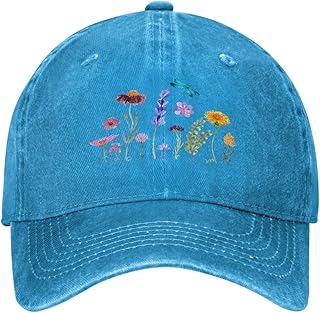 Vintage Watercolor Anti Trump Hat Adjustable Fashion Black Cap for Men Women