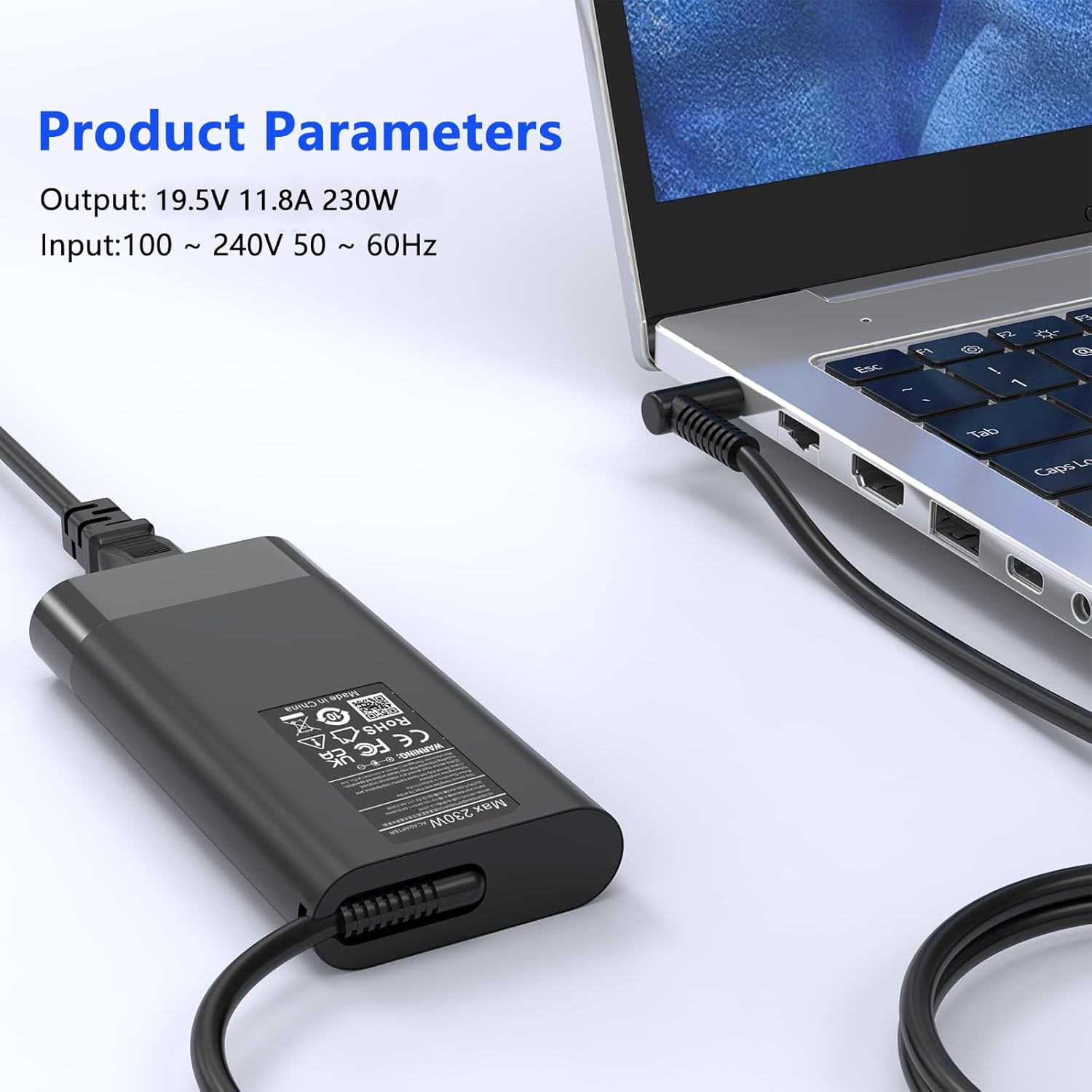 230W AC Charger Compatible with HP OMEN 16 15 17, Victus 16 15,ZBook Fury 18 16 G1i G9 G10 G11 m41303-001,m85389-001 Laptop Power Supply Cord
