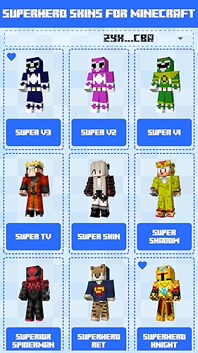 Superhero Skins for Minecraft PE