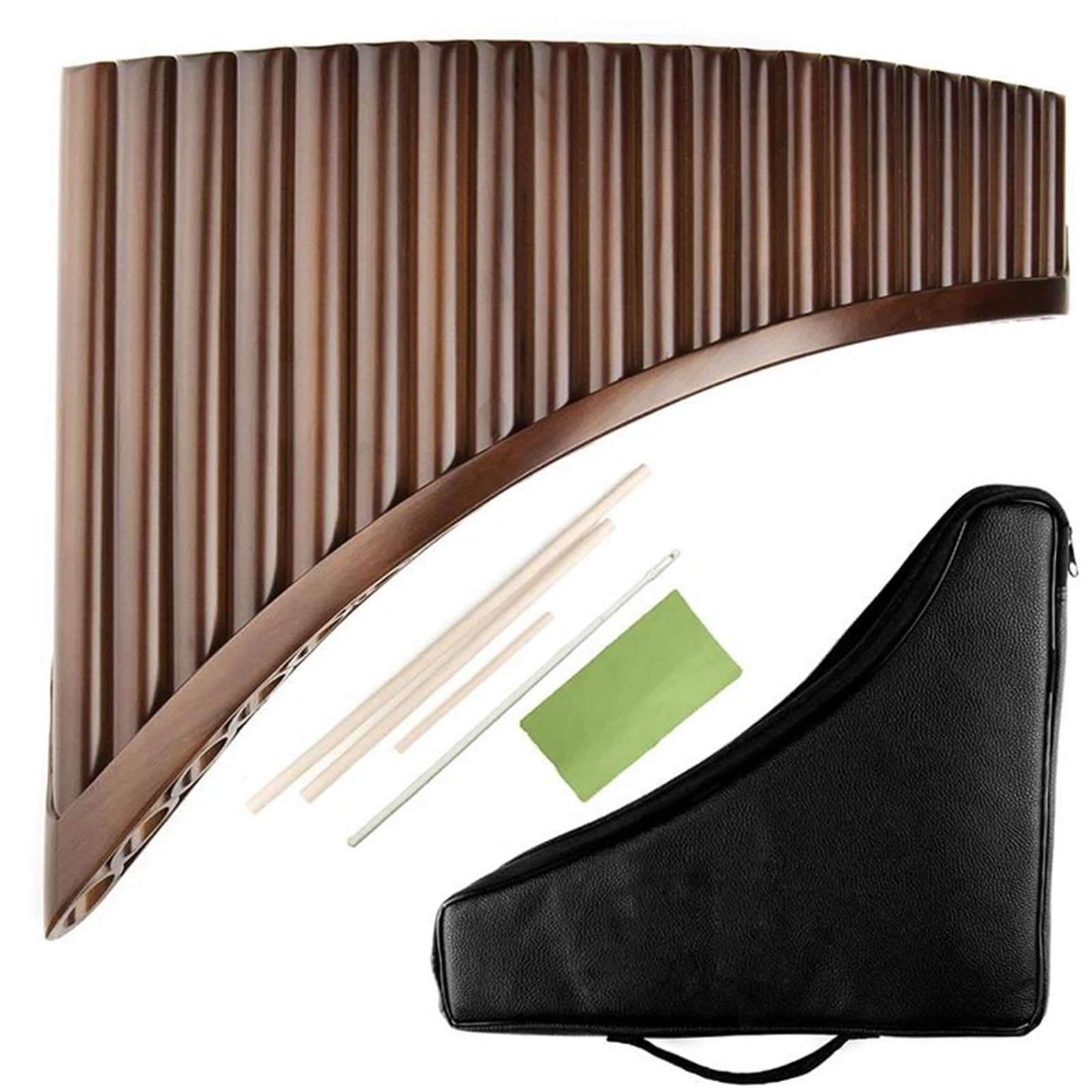 Pan Flute Instrument G Key 22 Pan Flute Pan Pipes Folk Woodwind Instrument Pan Flute Natural Wind Pan-Flute Handmade(R,S-G)