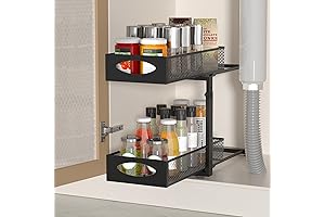 Organize Your Space with the 2-Tier Above Sink Shelf