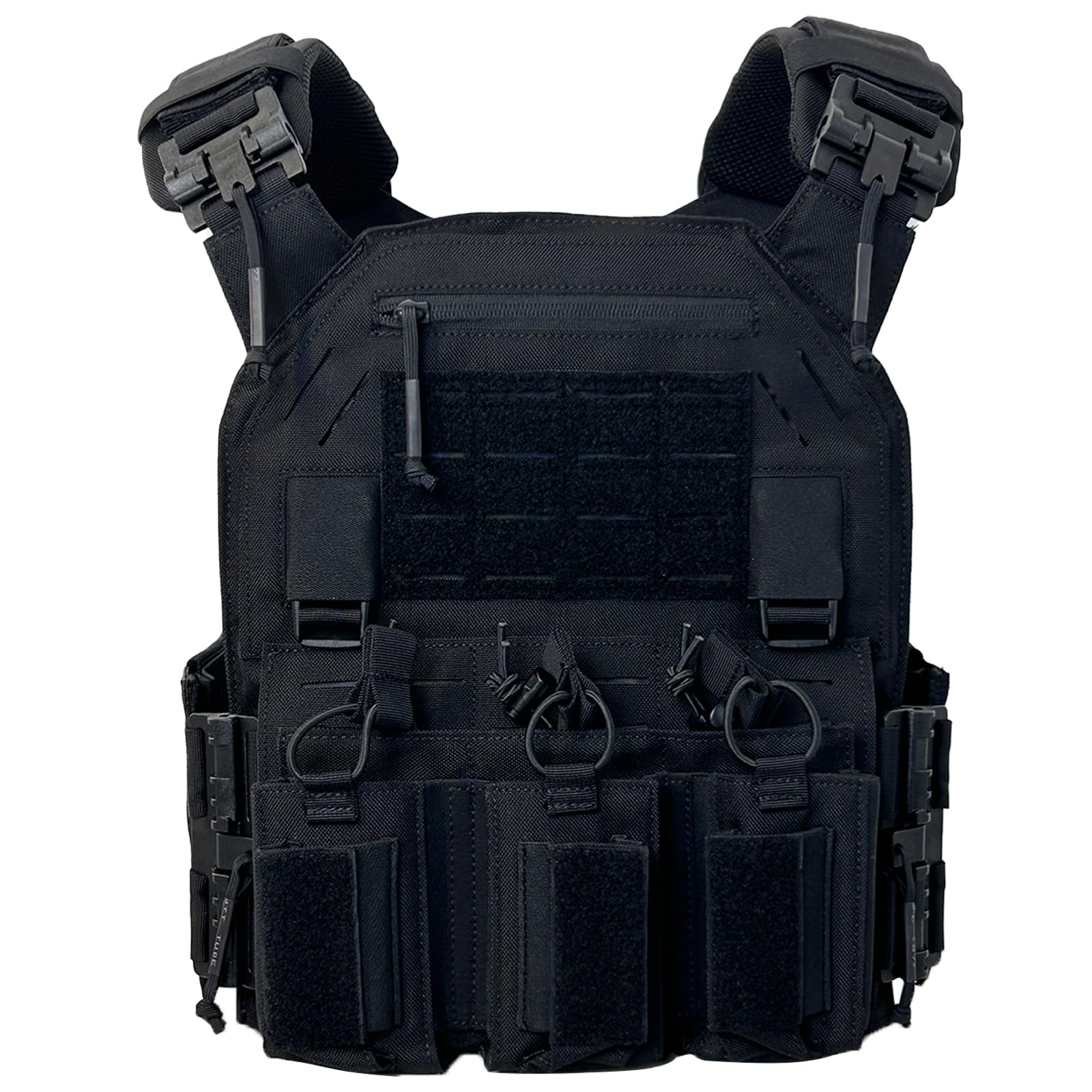 Gilet tattico in nylon 1000D con tasca per riviste 556, giubbotto di protezione leggero, sistema di sgancio rapido, compatibile con MOLLE