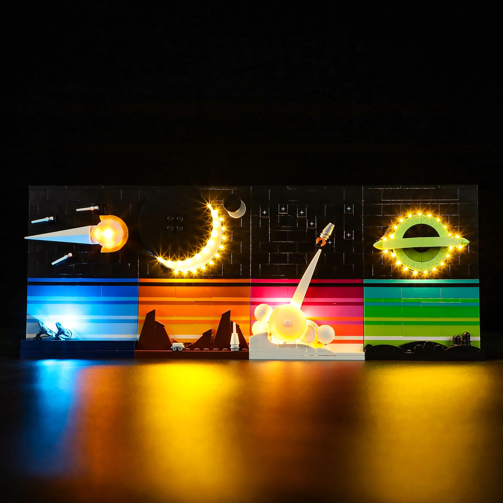 YEABRICKS LED Light for Lego-21340 Ideas Tales of the Space Age Building Blocks Model (Lego Set NOT Included)