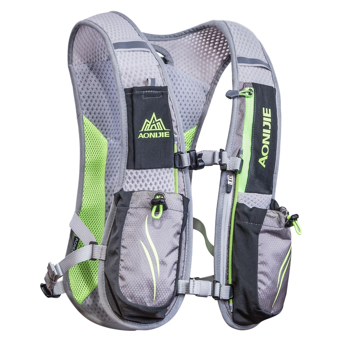 Geila Sac à Dos d'hydratation, Gilet d'hydratation Extérieur Sentier de Course à Pied Course de marathoniens Sac à Dos léger pour Hommes et Femmes