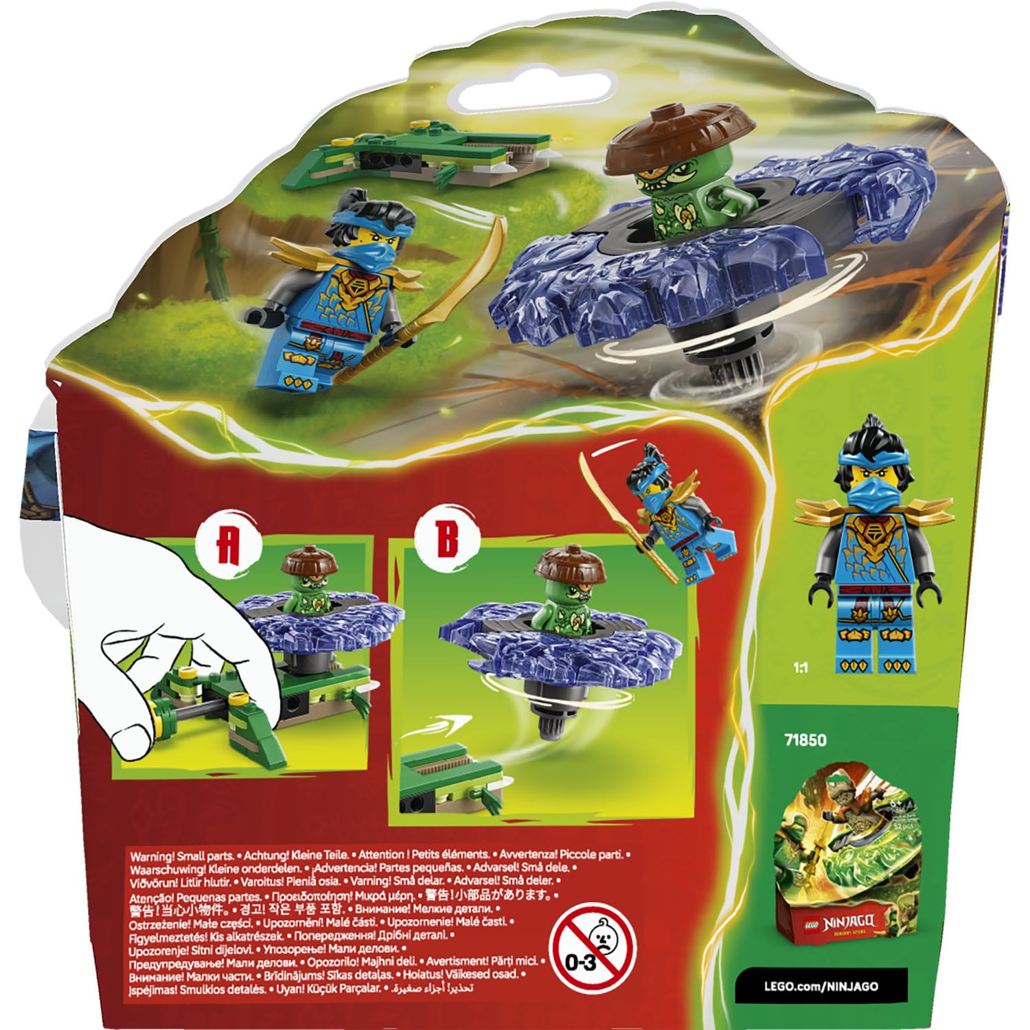 LEGO NINJAGO Nya, Mutasyon Canavarı Topacına Karşı 71849