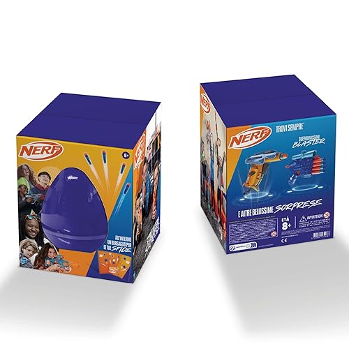 Immagine del prodotto Hasbro Sorpresovo Nerf 2024 - Uovo con sorprese, Include Blaster e Set di bersagli, dagli 8 Anni in su