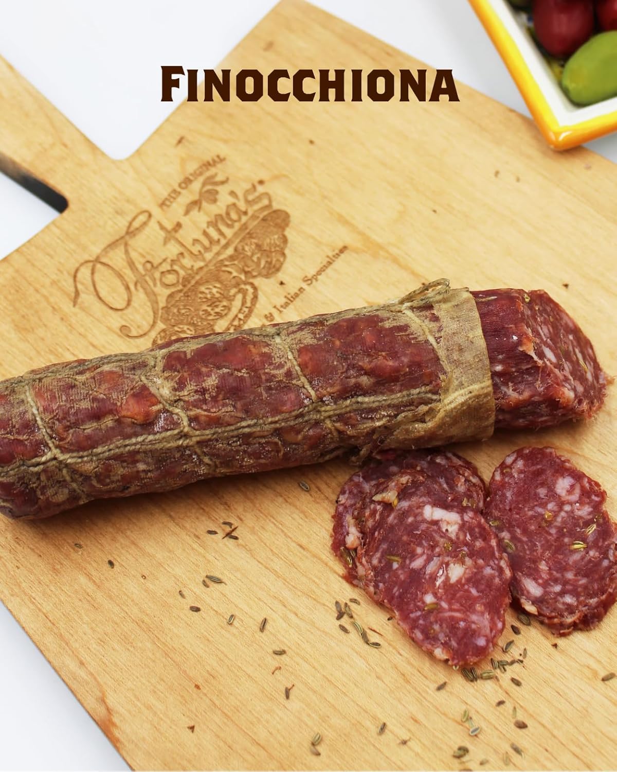 Fortuna's Italian Dry Sausage Sampler - Authentic Dry Cured Pork, Nitrate & Gluten Free - 5 Sticks, 8-16oz Each - Made in USA - Taste the Tradition
