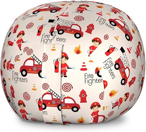 Miniatura 236 de Lunarable Silla de almacenamiento para adolescentes, coloridos patines de estilo retro, para actividades juveniles, para niñas y niños, divertido