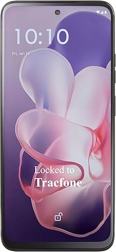 Tracfone, Moto g Power 5G 2024, 128GB, teléfono inteligente prepago, negro, cámara principal de 50MP, bloqueado