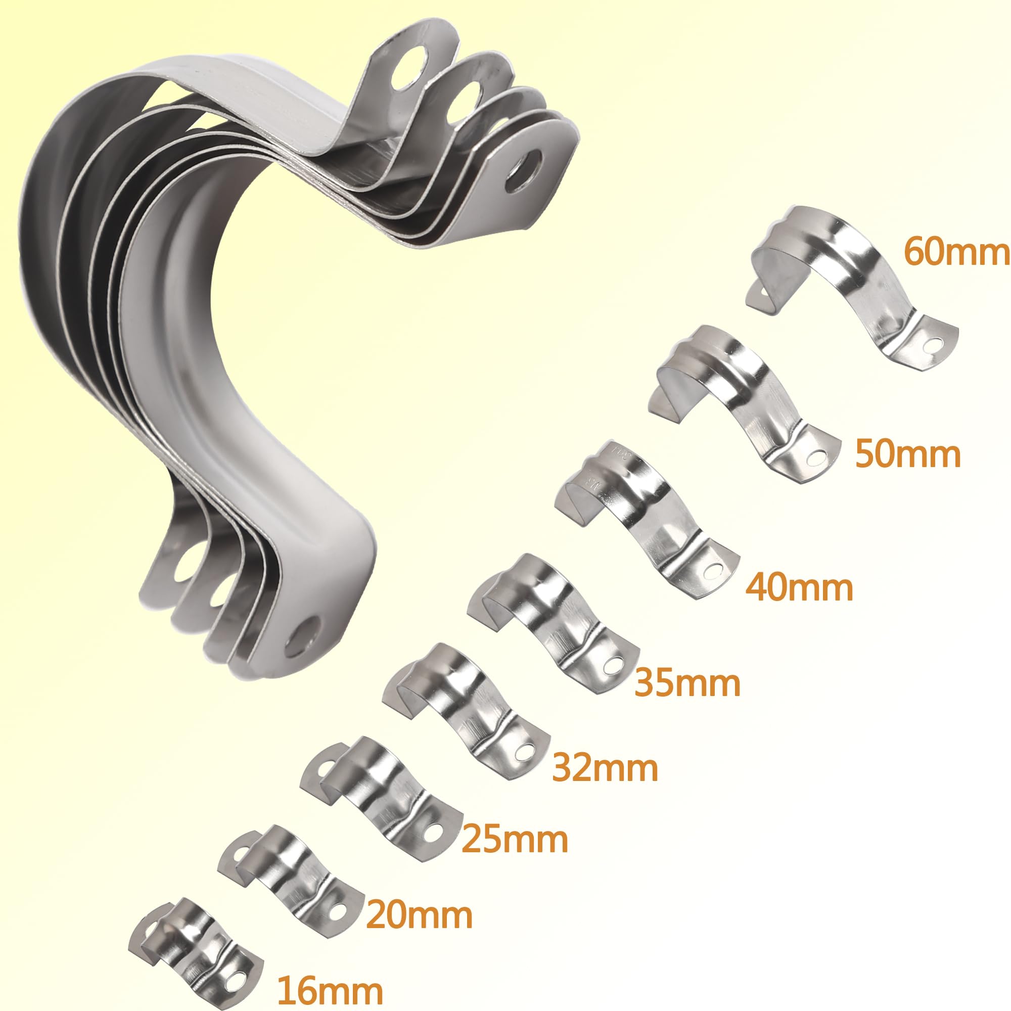 KIT MORSETTI TUBOLARI Regolabili Senza Gradini 130 Pz - Foto 4