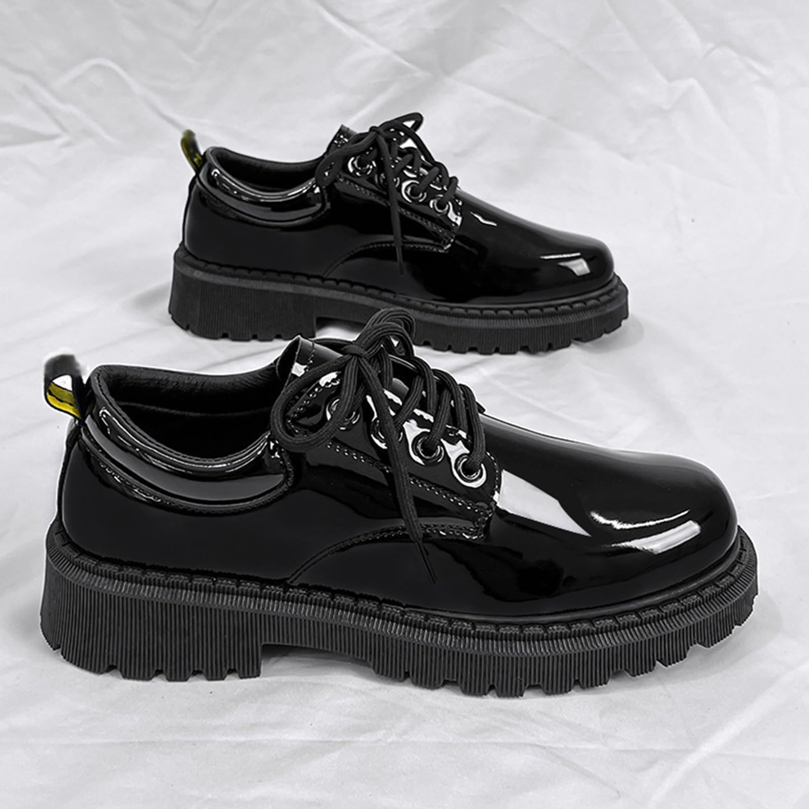 Uomo Formale Affare Scarpe da Sera | Pelle, in vernice, Resistente, Stringate, Punta Tonda, Oxford, Sposa, Party