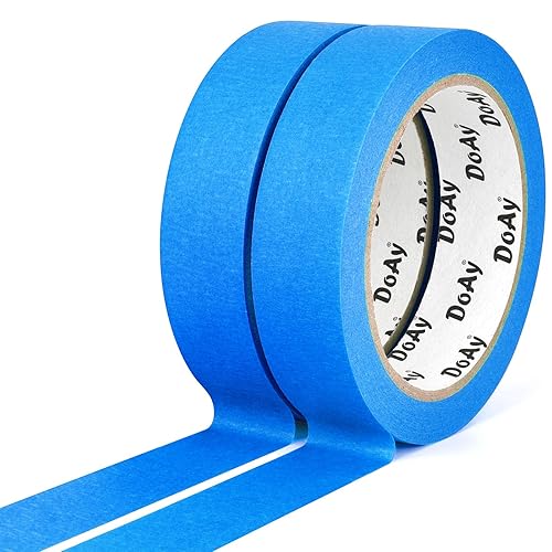 Miniatura 2 de Paquete de 2 Cintas Azules para Pintores - Cinta de Enmascarar de 1 Pulgada de Ancho - Multisuperficie, Adhesión Inteligente, Interior y Exterior -