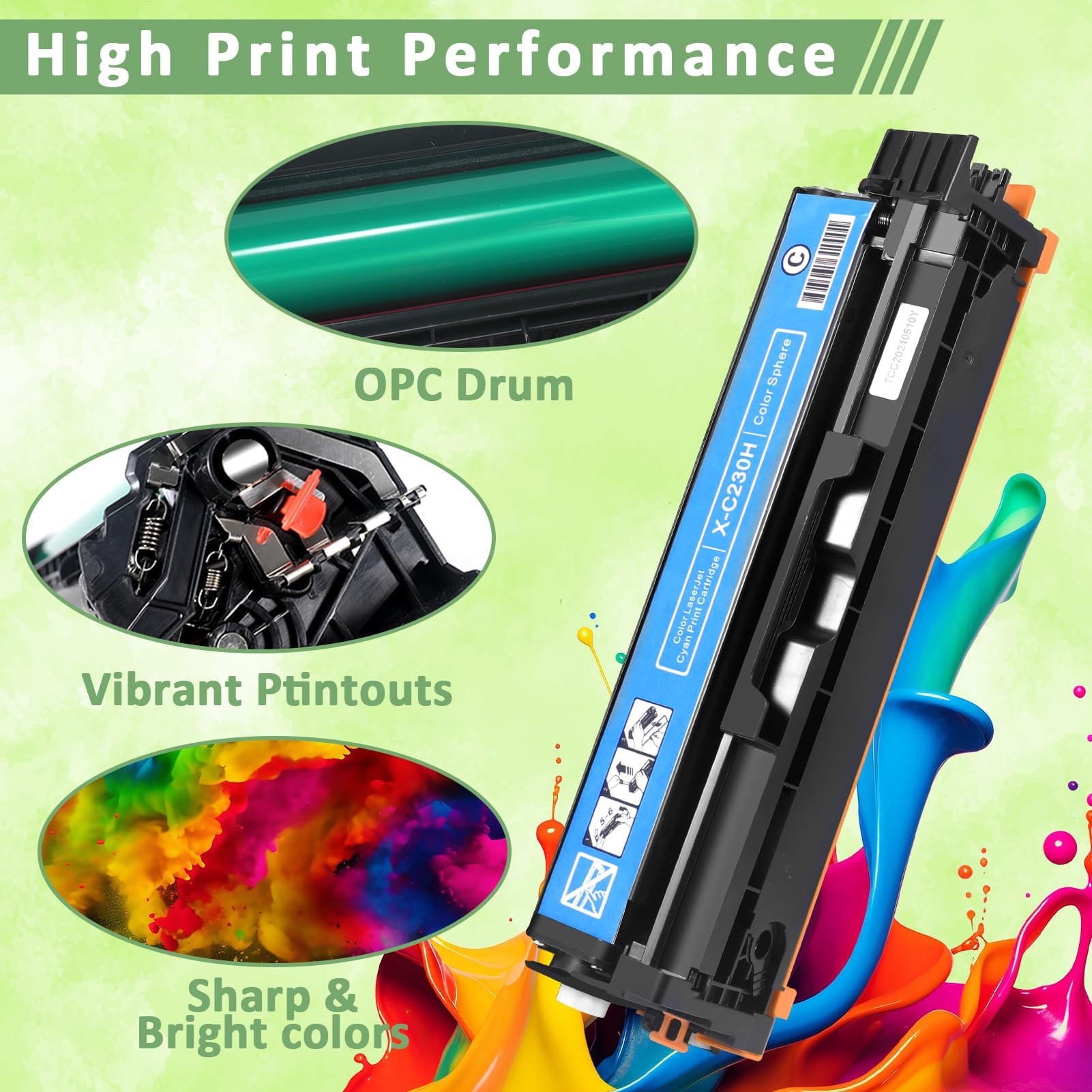 do kasety z tonerem Xerox C235 C230 (z chipem), zamiennik 006R04383 006R04384 006R04385 006R04386 kompatybilny z Xerox C235DN/C230DNI kolorowa wielofunkcyjna drukarka wysokowydajny wkład atramentowy