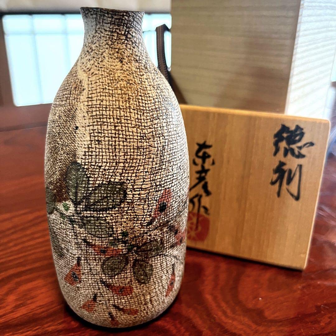 人気作家　伊藤東彦　布目徳利 Amazon.co.jp: 共 伊藤東彦 徳利 布目 笠間焼 : ホーム＆キッチン