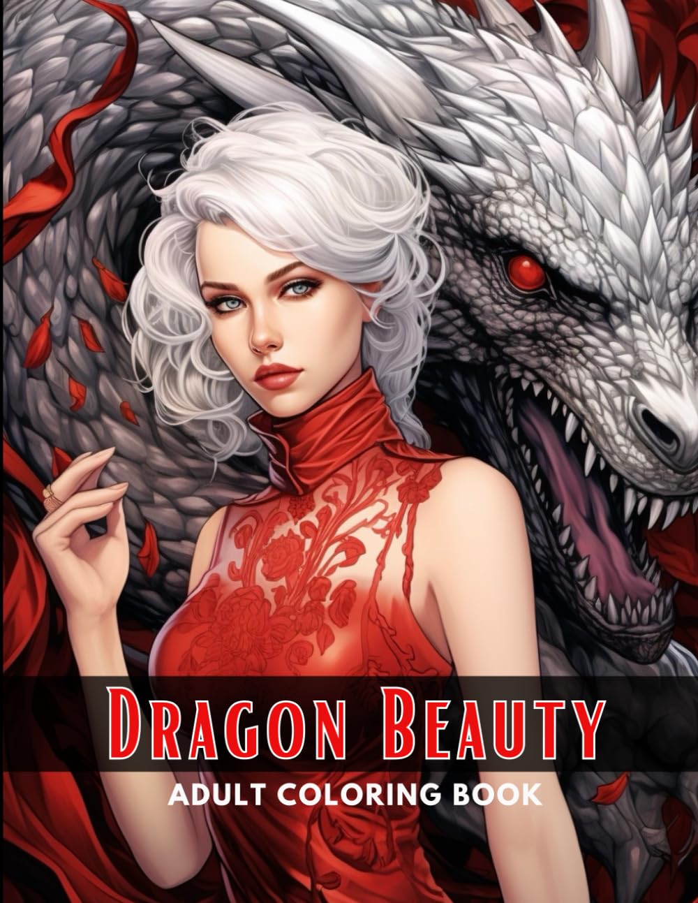 Dragon Beauty: Adult Coloring Book