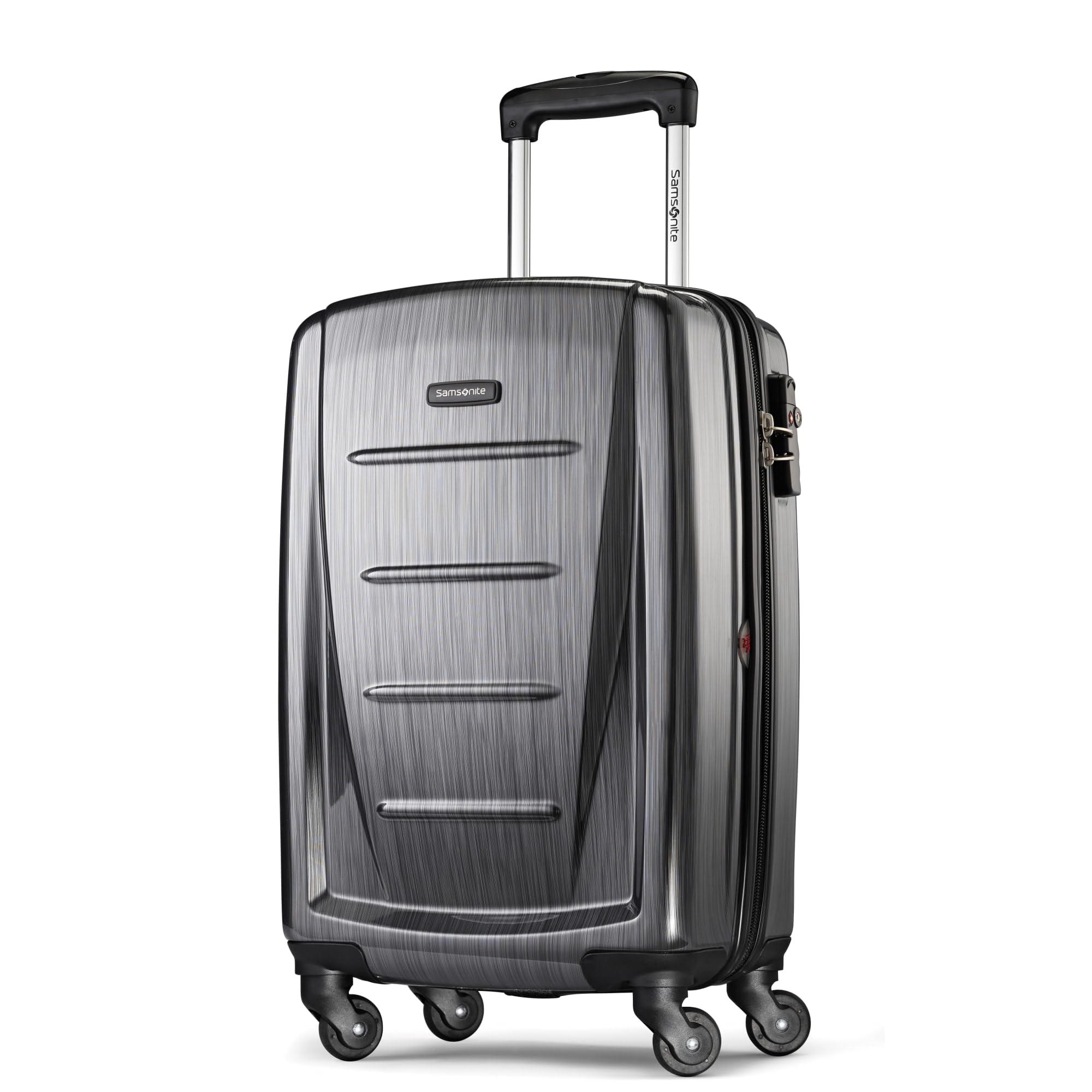 Samsonite Winfield 2 Hardside Luggage with Spinner Wheels, Charcoal, Carry-On 20-Inch, Winfield 2 Hardside Luggage With Spinner Wheels