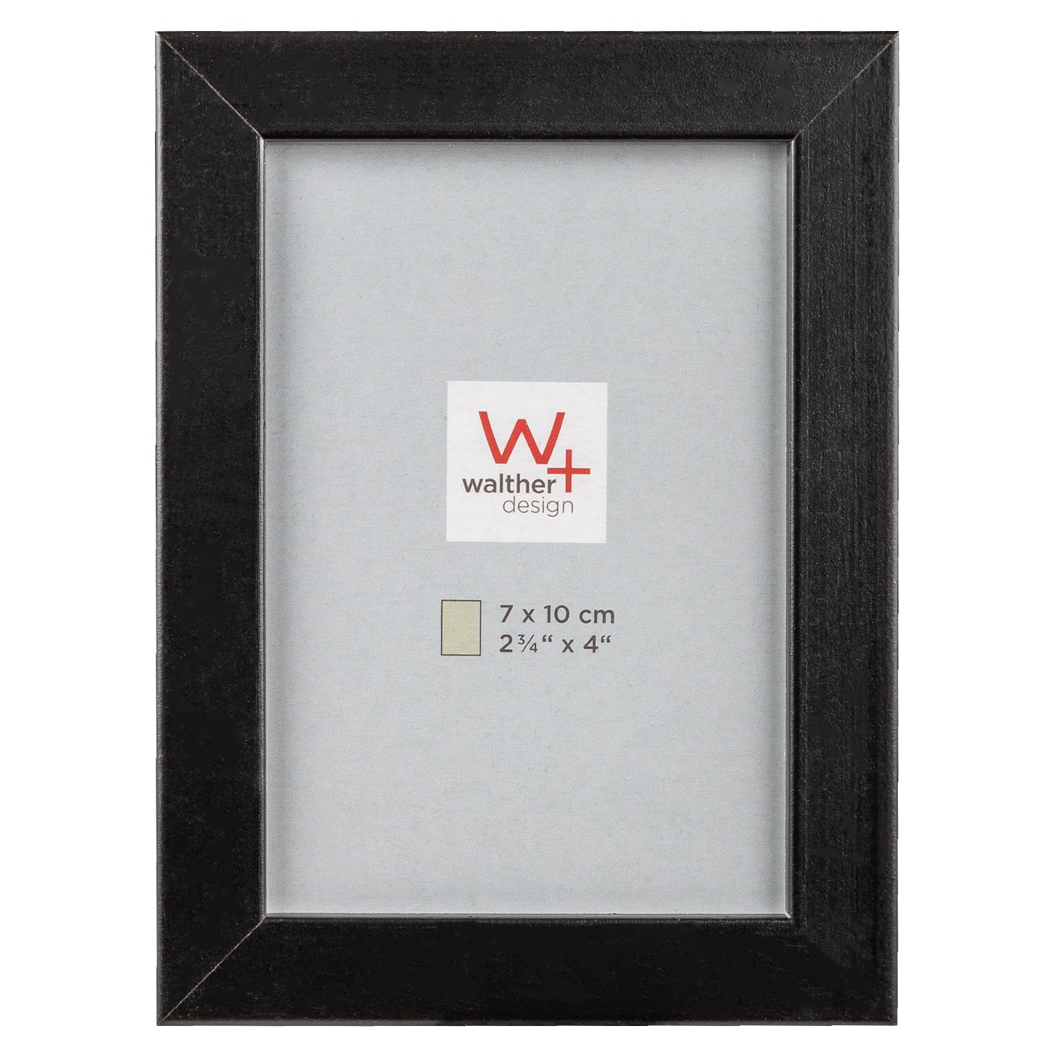 walther design BP710B Peppers Bilderrahmen, Holz, 7 x 10 cm, schwarz