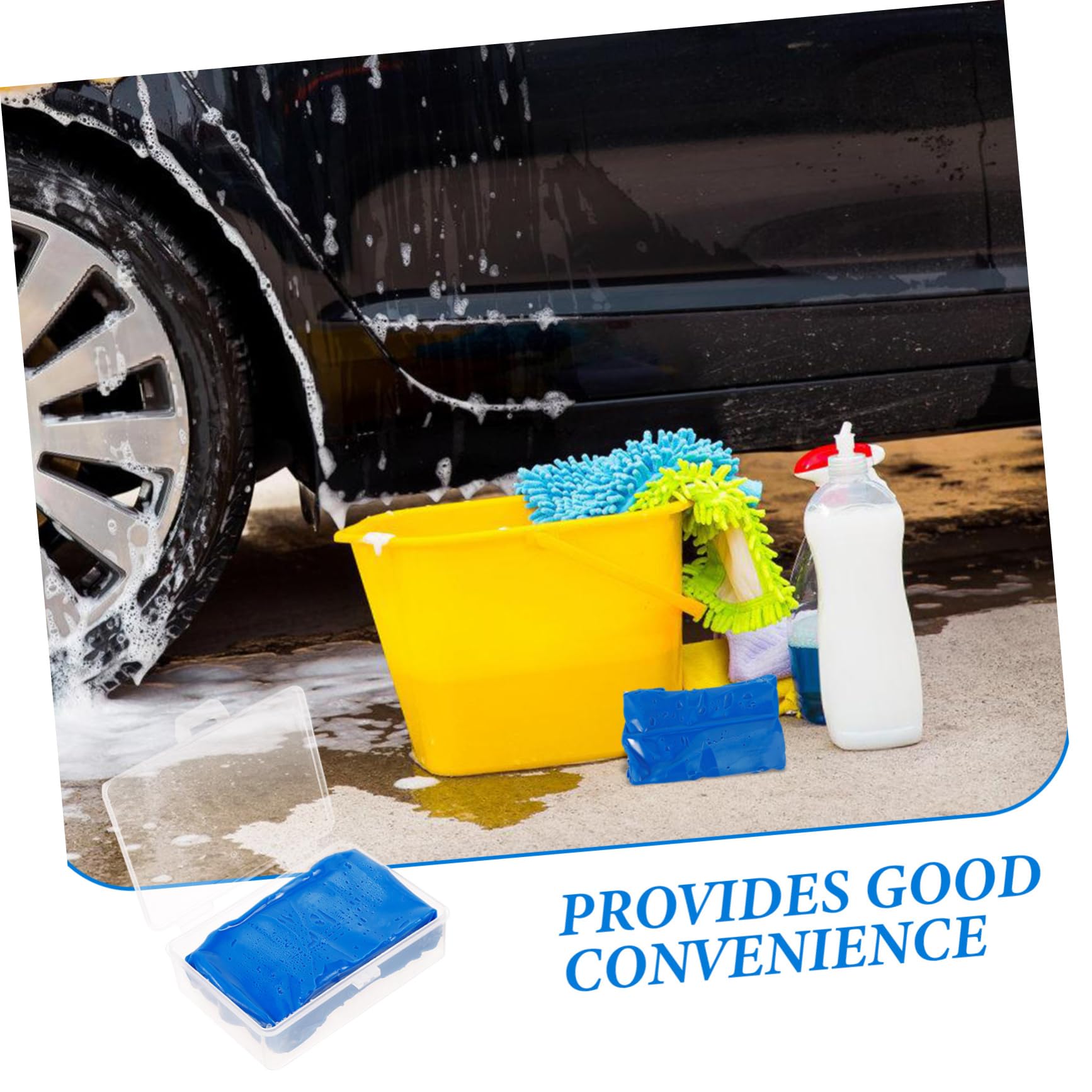 ULTECHNOVO Barre Argile Nettoyante pour Voiture Outil De Nettoyage Automobile De Pâte De Décontamination Nettoyage des De Carrosserie Roues Et Vitres