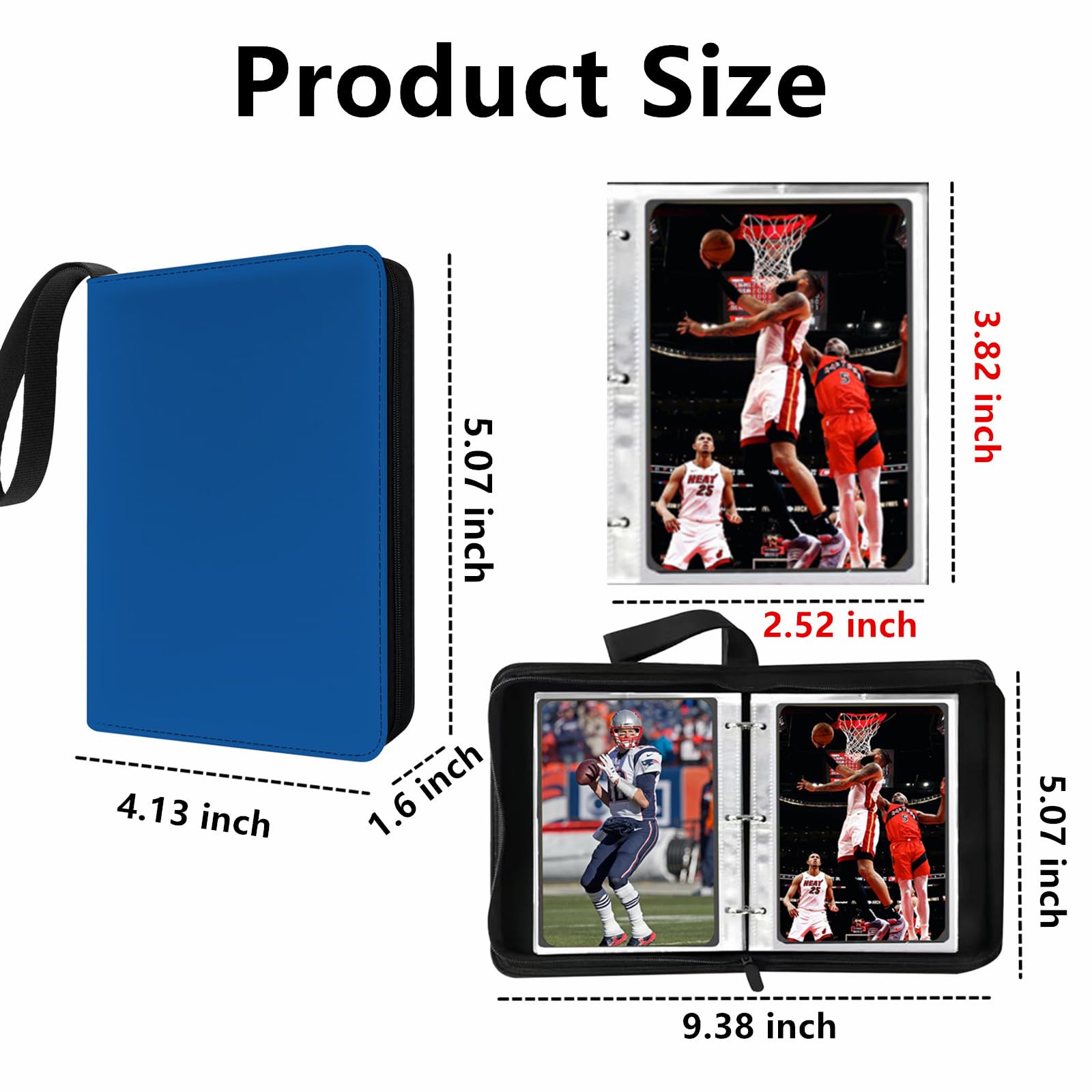 how much to get baseball cards graded Amazon.com: GERMUN Mini Card Binder 1 Pocket, 80 Pockets Trading Card Binder,  Premium Small 2 Pocket Trading Card Collection Album Folder with 40 Sleeves  Double Sided main image 0