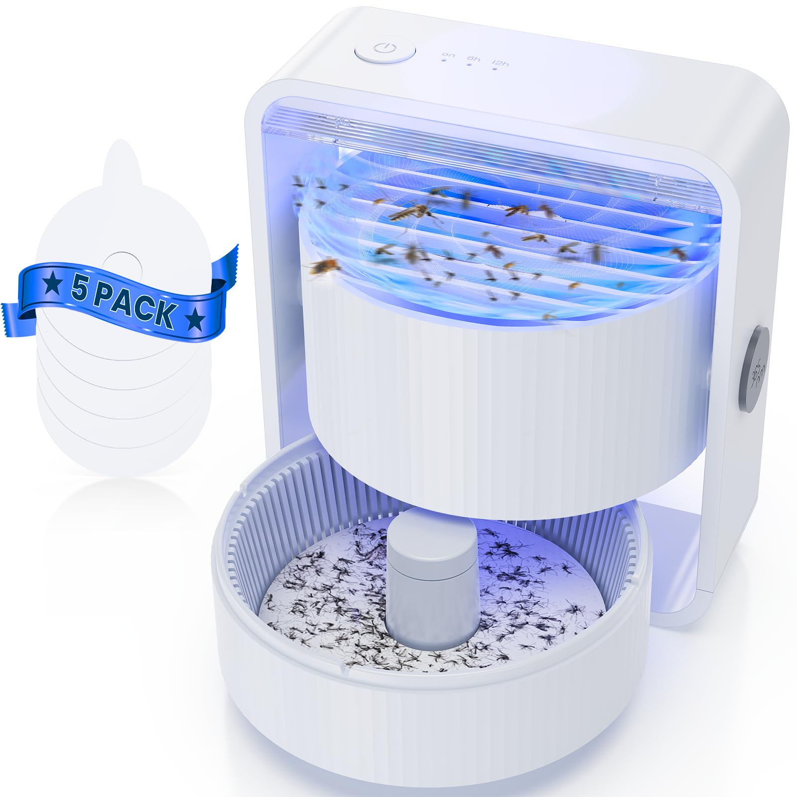 Photo 1 of ZETAWALE Indoor Insect Trap, White