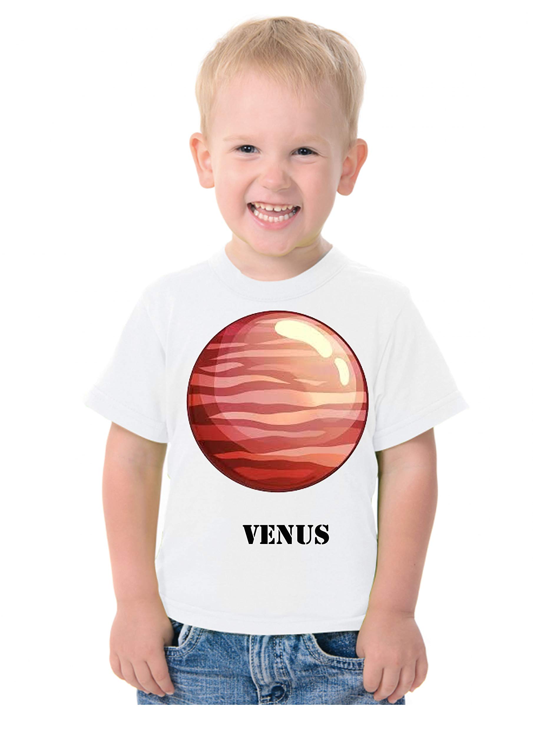 FancyDressWaleSolar System Planets Theme T-Shirt for Kids