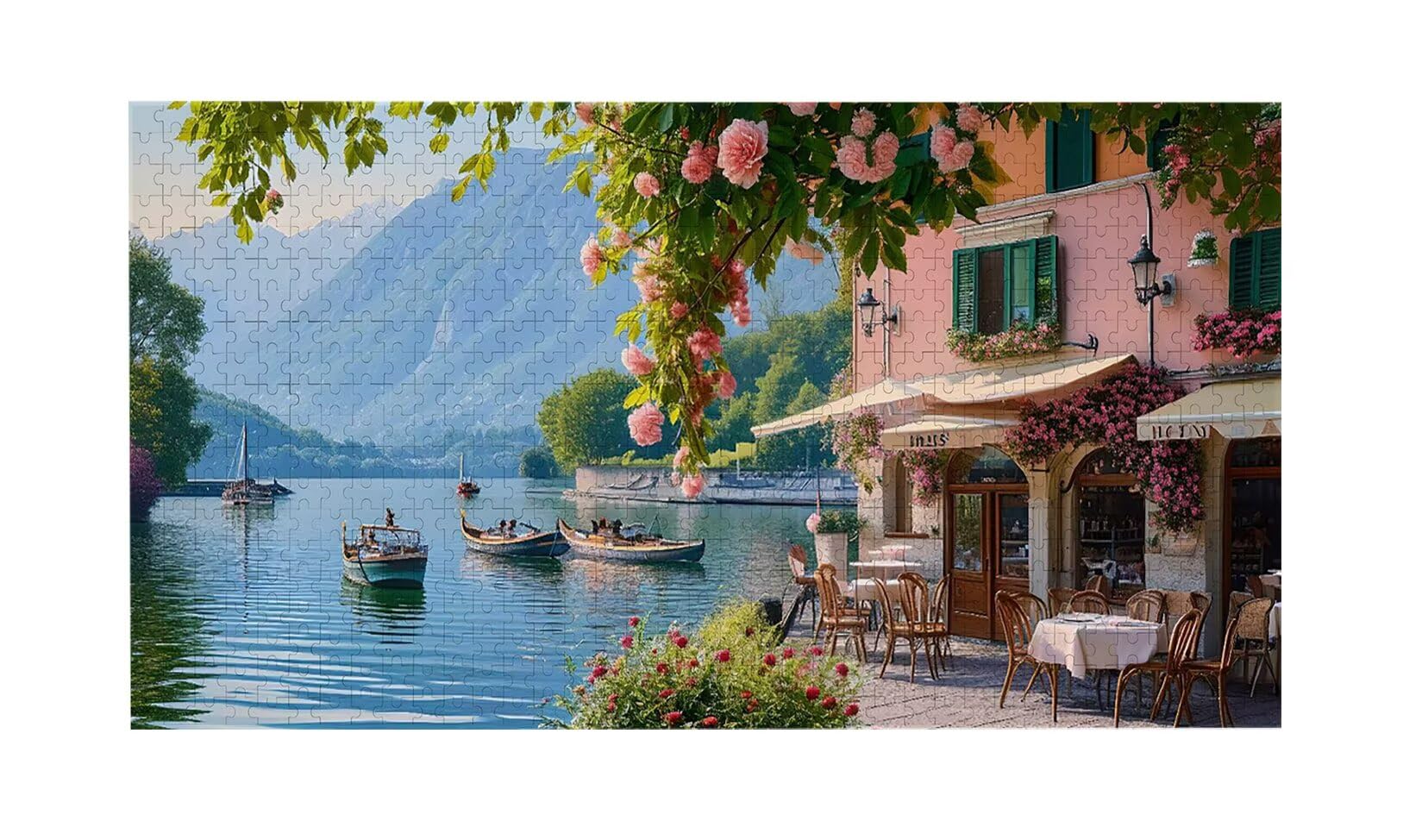 Puzzle dla dorosłych 1100 elementów, puzzle kawowe wybrzeża, dla dorosłych klasyczne puzzle i od 14 lat junior, rodzinne puzzle rozrywka w domu prezent 87x42cm l-281
