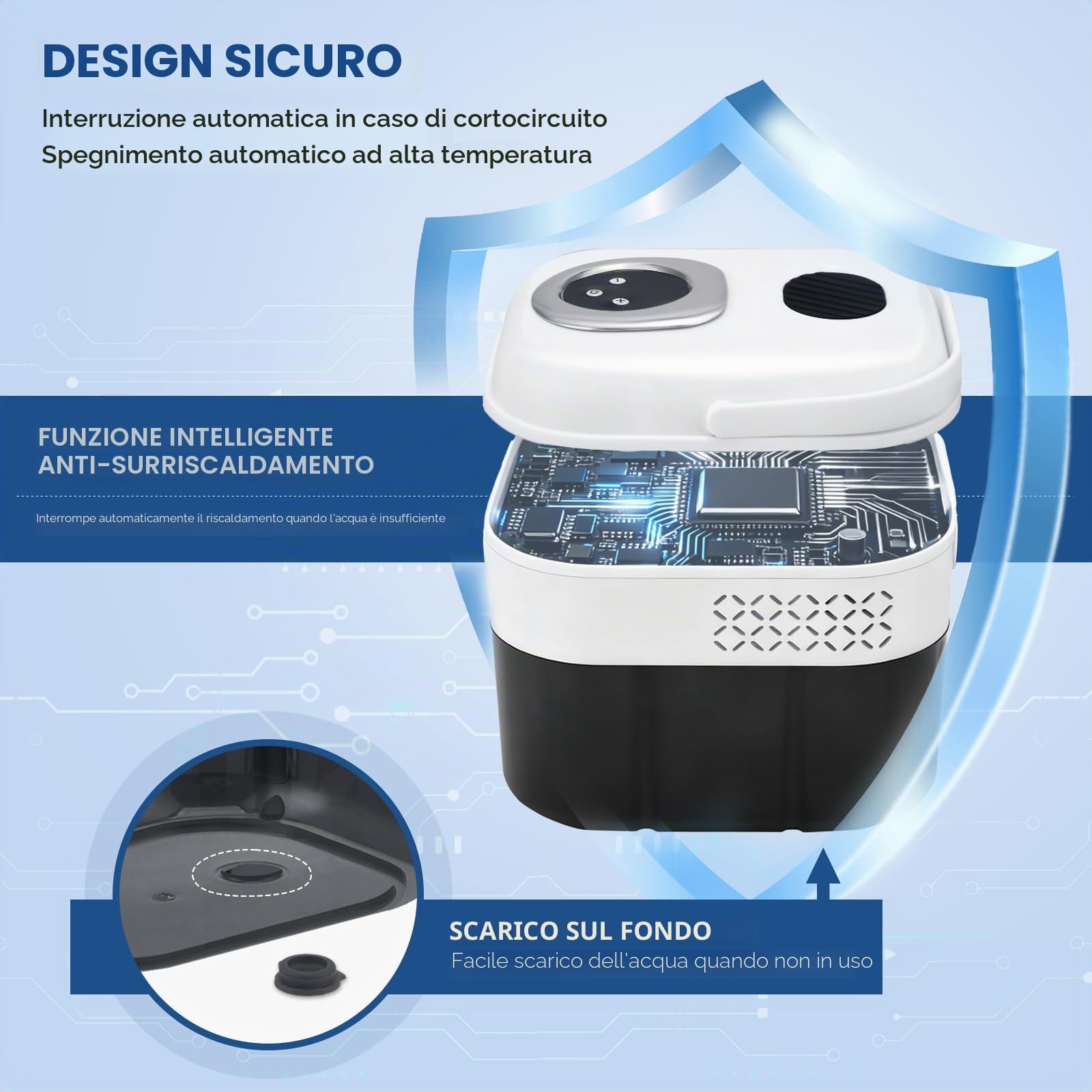 Pulitore a Vapore, 2500W Pulitore a Vapore Alta Pressione Portatile con Serbatoio 1700ml, Tempo Riscaldamento 15 Secondi, 6 Livelli Vapore per Cucina, Bagno, Divano, Auto, Pavimenti