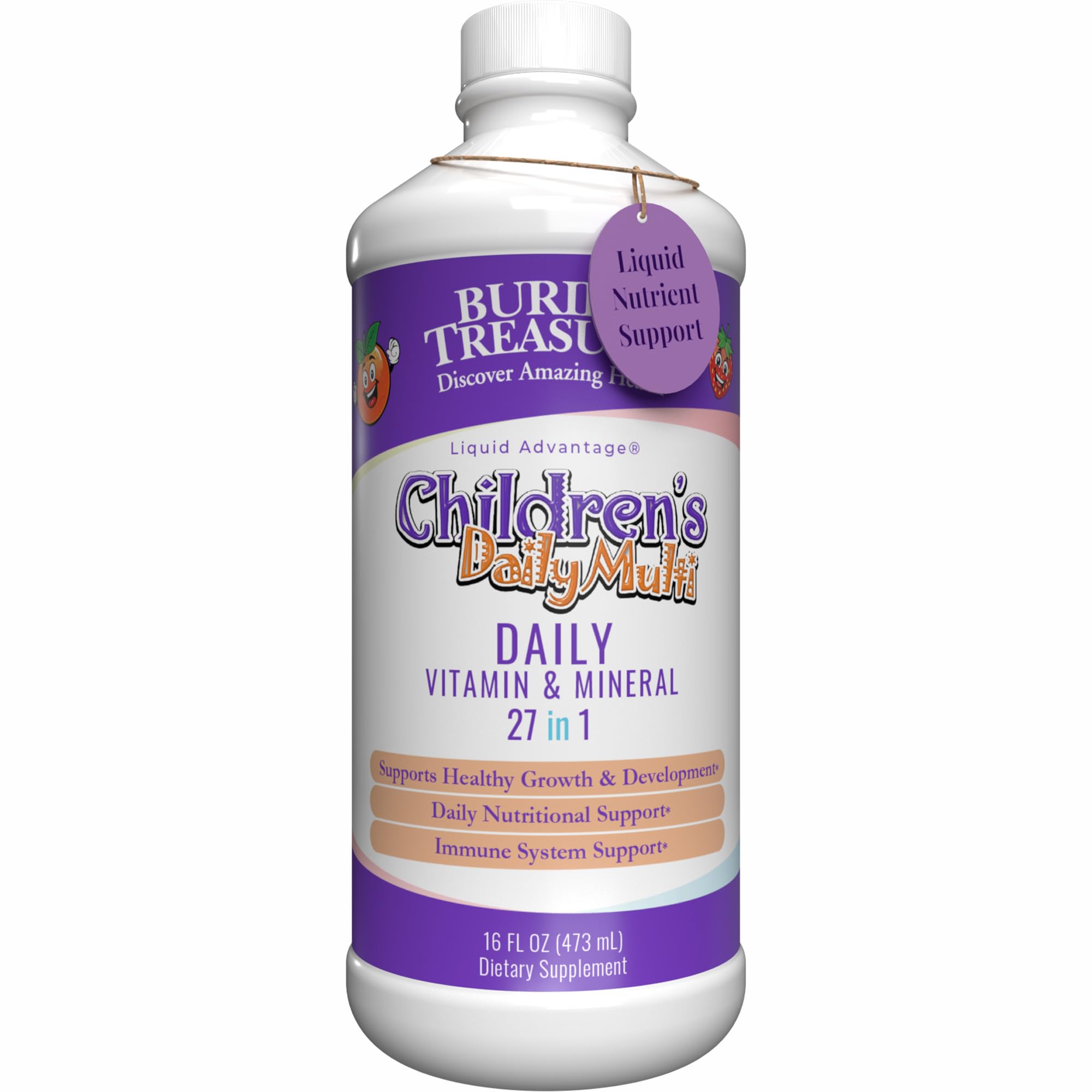 Buried Treasure Children's Daily Liquid Multivitamin