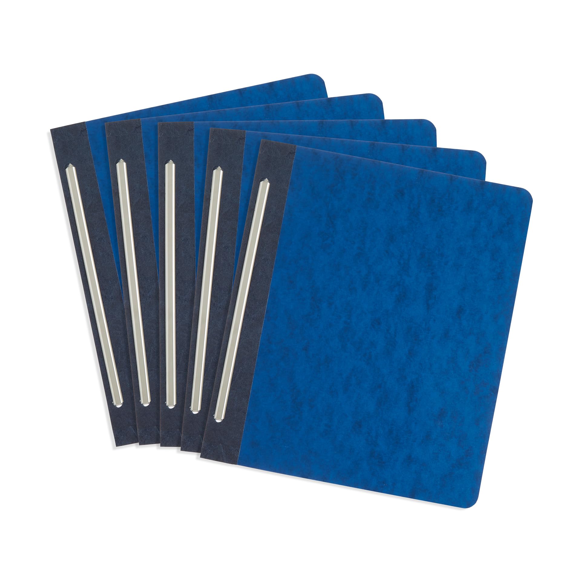 Blue Summit Supplies 25 copertine per relazioni in cartone pressato con elementi di fissaggio, blu scuro, formato lettera, copertina per relazioni, capacità 7,6 cm, confezione da 25