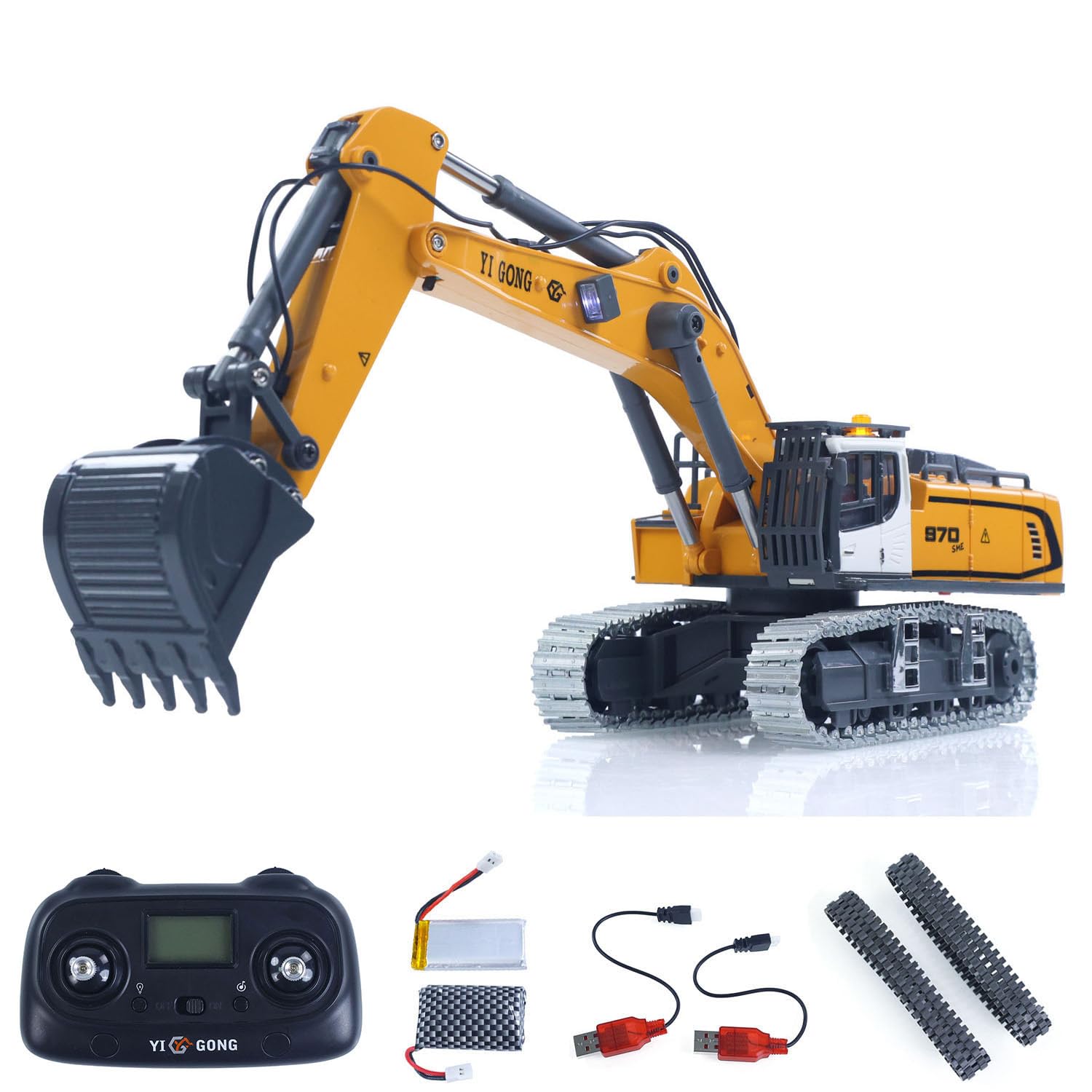 Amazon.com: TOUCAN RC HOBBY US in Stock 1/50 RC Excavator K970