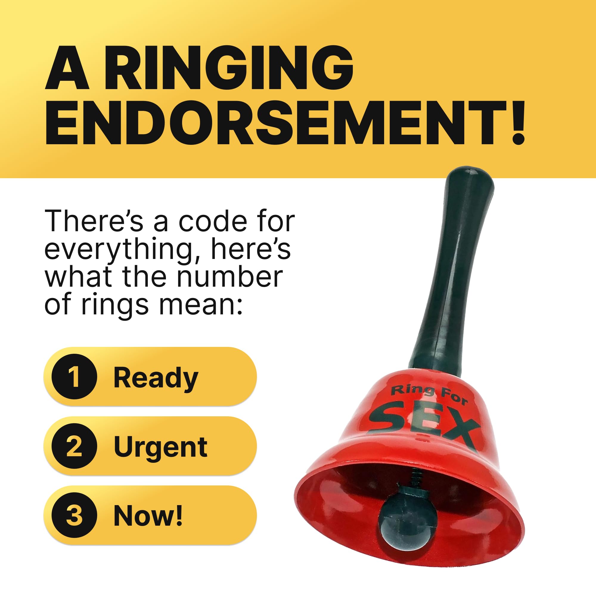 Amazon.com: Fairly Odd Novelties Ring for Sex Novelty Handbell