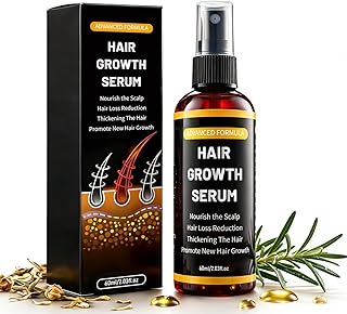 Hair Growth Serum with Rosemary Oil, Biotin & Niacinamide - Hair Loss Sp...