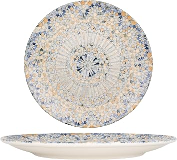 Bonna Dinner Plate - Luca Mosaic - Porcelain - 27 cm - set of 6
