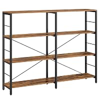 VASAGLE Libreria a 4 Livelli, Scaffale Portaoggetti