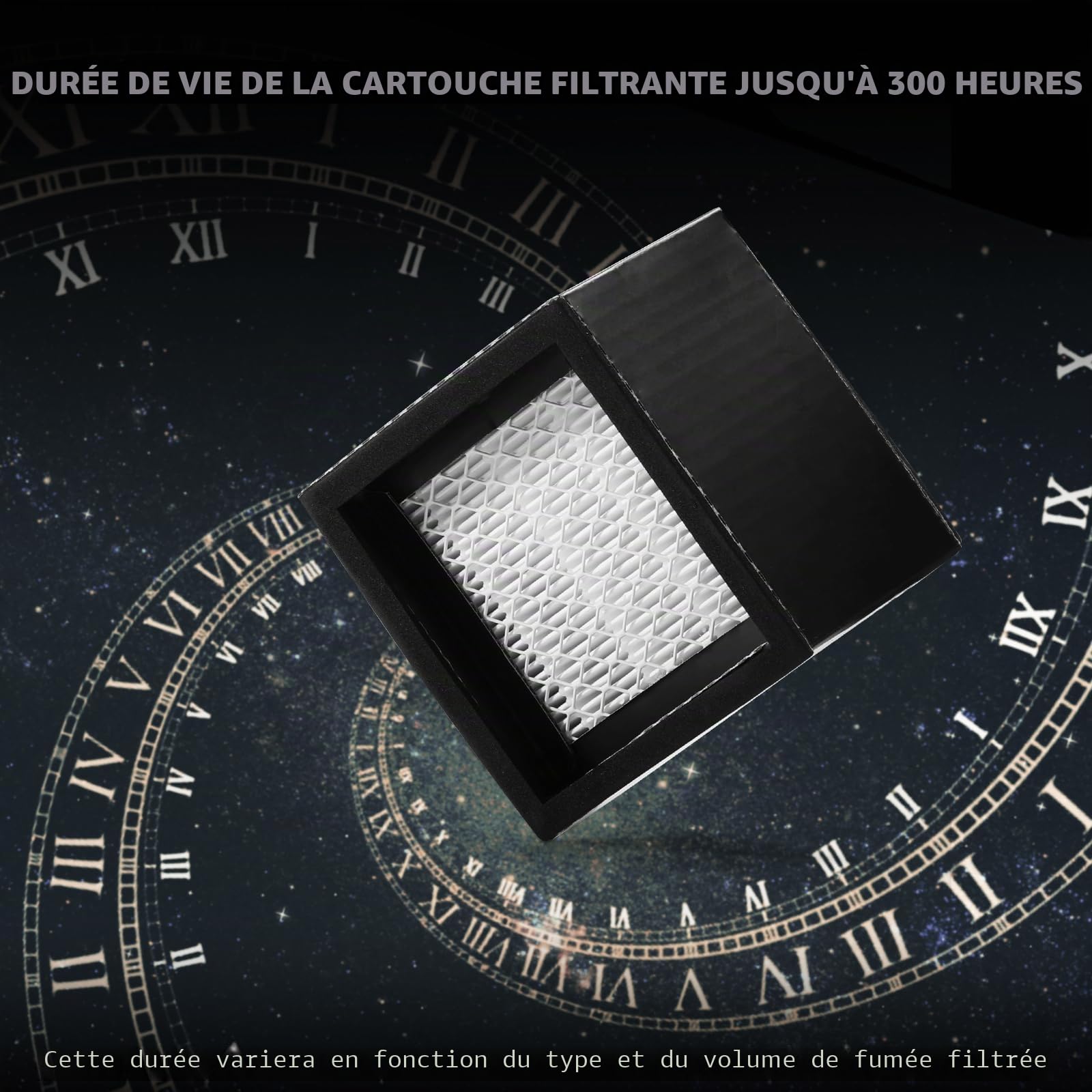 Kit de remplacement de filtration à 5 couches Genmitsu pour purificateur de fumée MD2, cartouche monobloc facile à remplacer, taux de purification de 99,97%