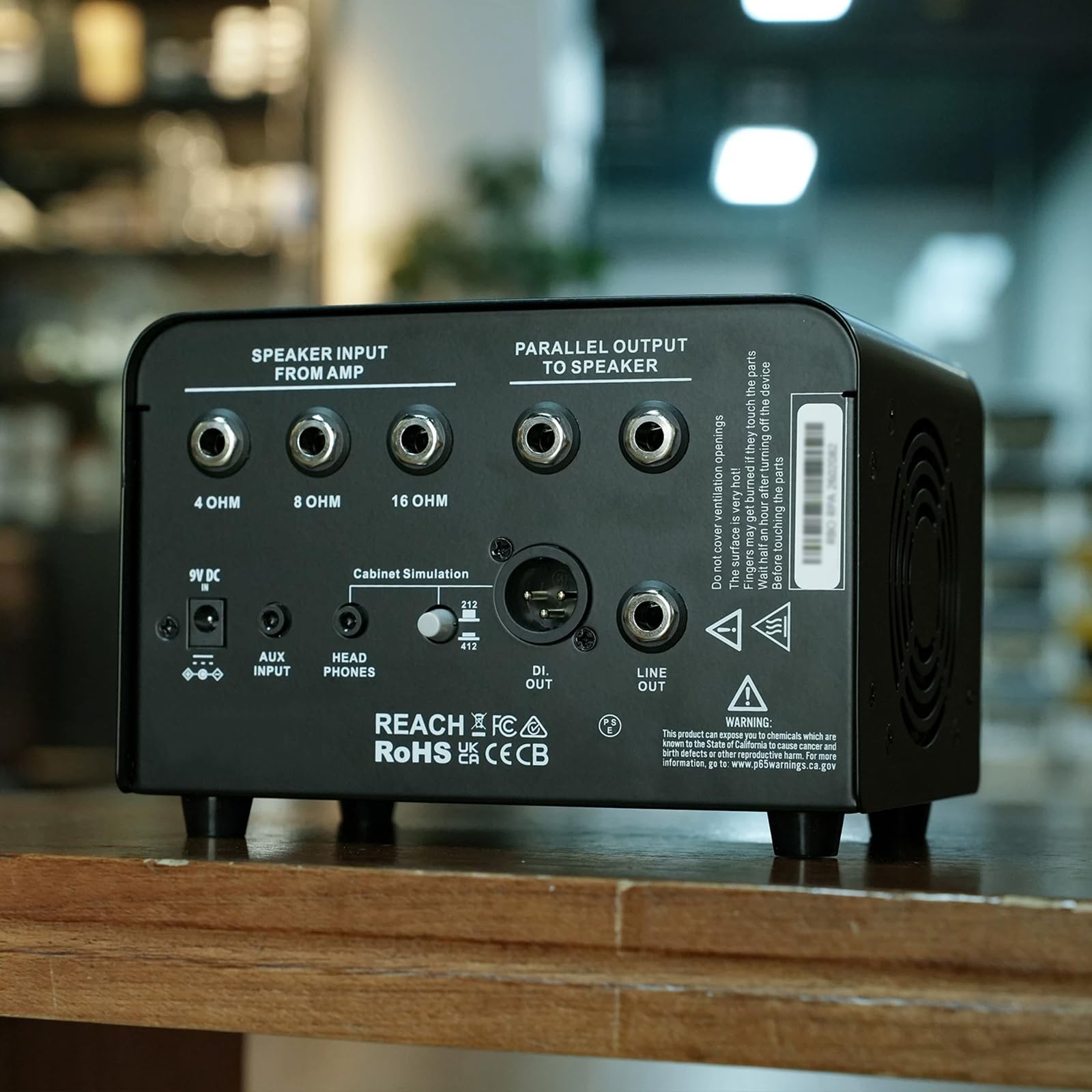 Attenuatore Di Potenza Passivo Da 100 W, Box Di Attenuazione Audio Regolabile Con Simulazione Di Altoparlante, Per Amplificatori Valvolari Per Chitarra/basso, Registrazione Silenziosa, Pratica E